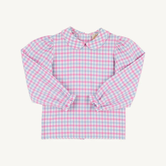 Maude's Peter Pan Collar Shirt  (Long Sleeve Flannel)
