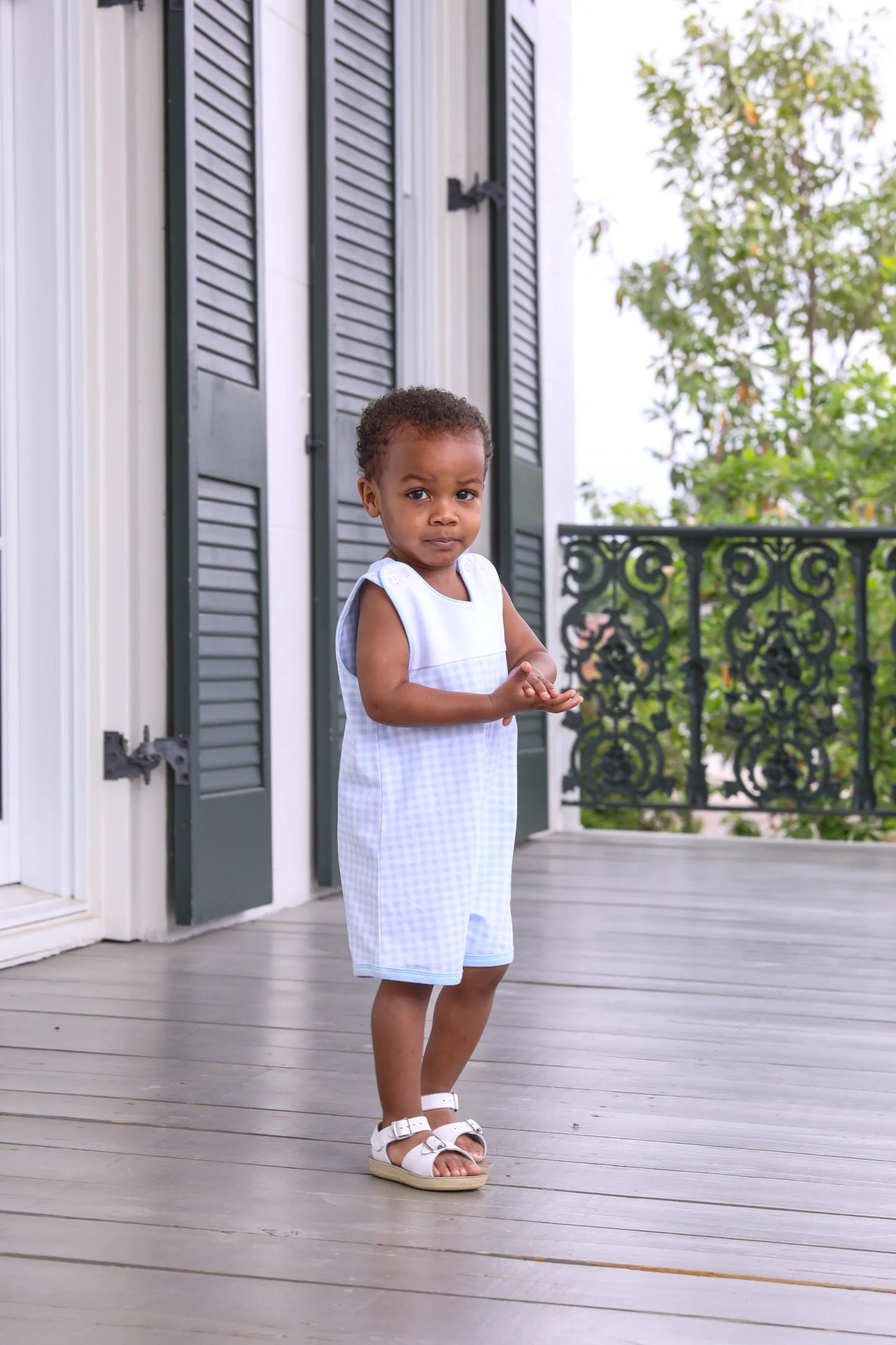 Madden Jon Jon- Light Blue Gingham