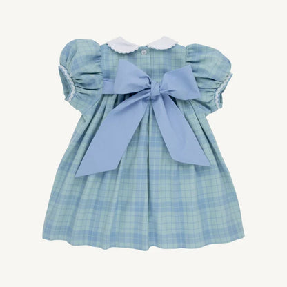 Mary Dal Dress - Audubon Park Plaid with Sarasota Sky