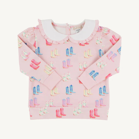 Maude's Ruffle Cassidy Comfy Crewneck