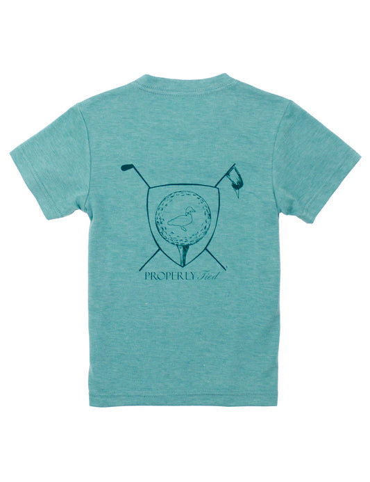 Boys Portland Pocket Tee SS Tee Time Clover