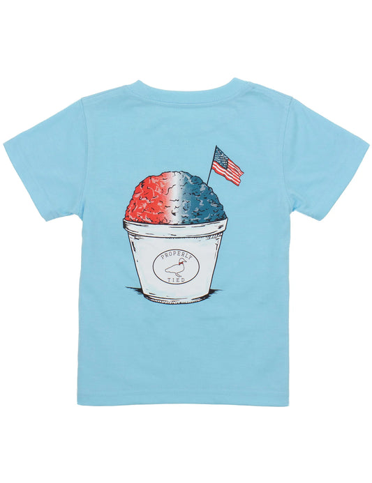 Baby American Chillin SS - Aqua