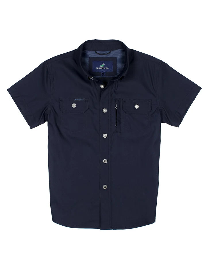 Boys Scout Shirt Navy