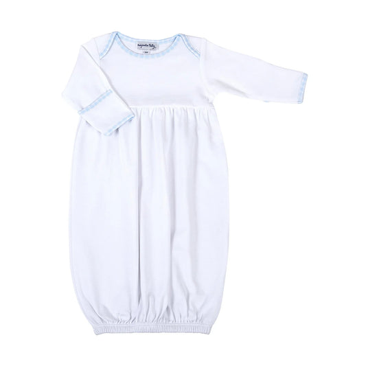 New Beginnings Gathered Gown - Blue