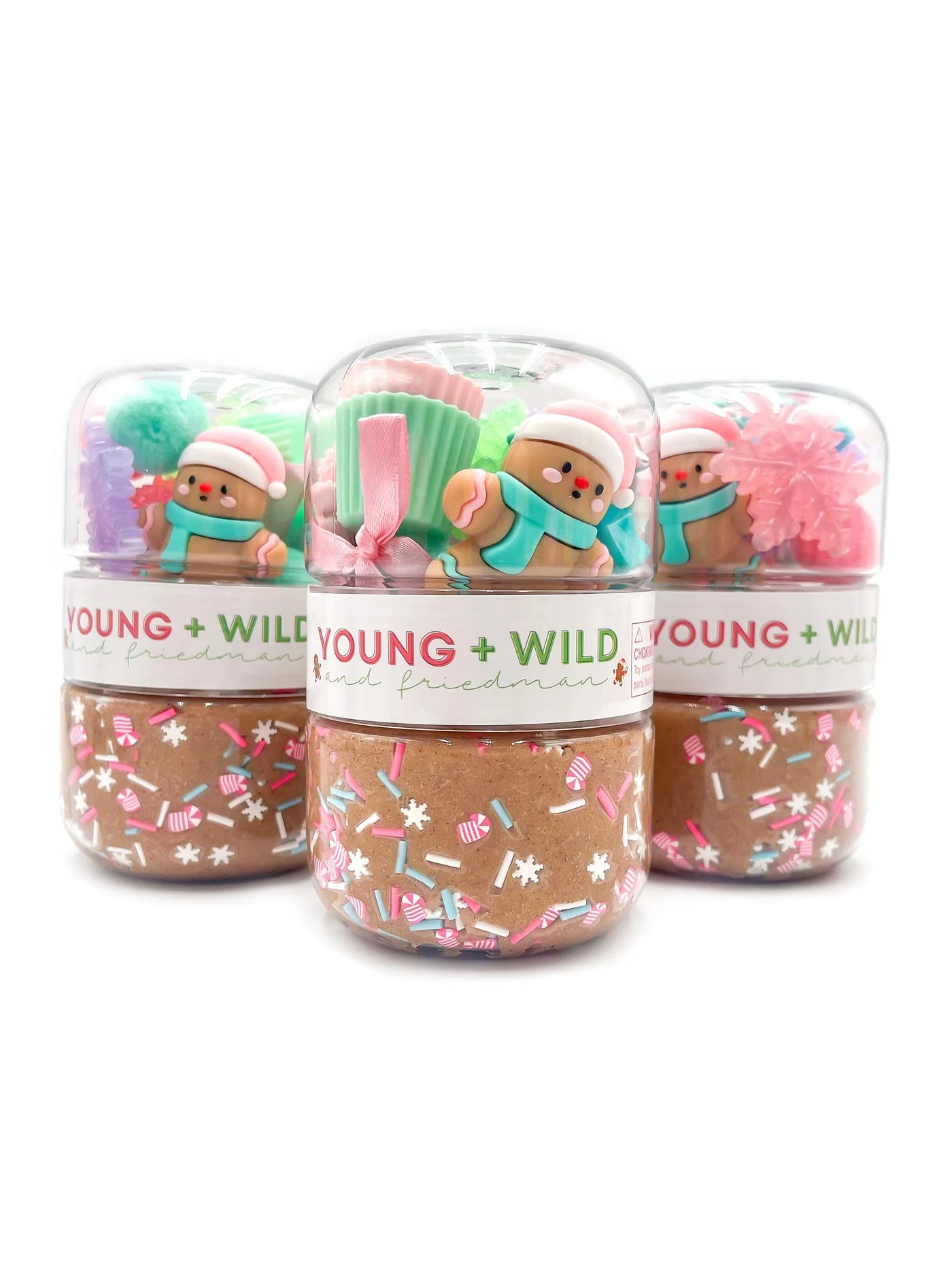 Pastel Gingerbread Grab & Go Dough Jar