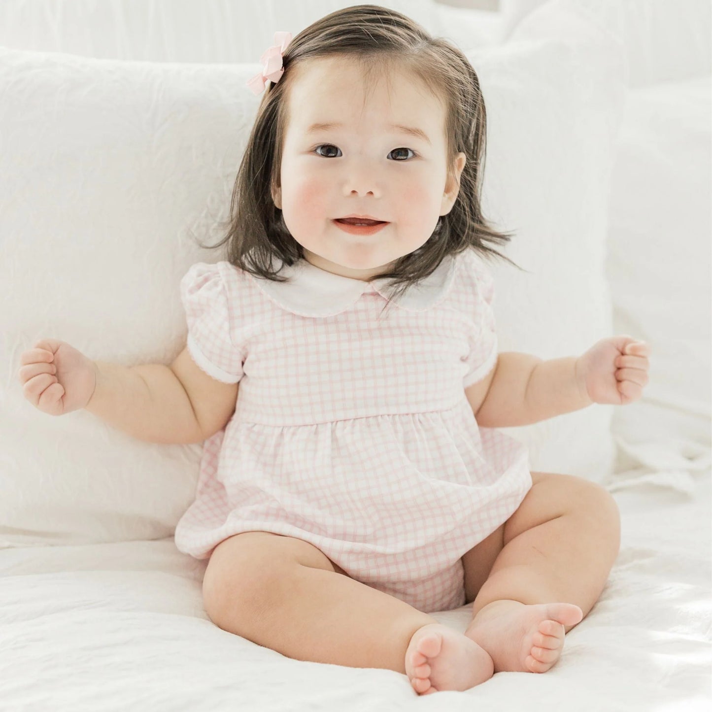 Peek-A-Boo Wishes Collared Bubble - Pink