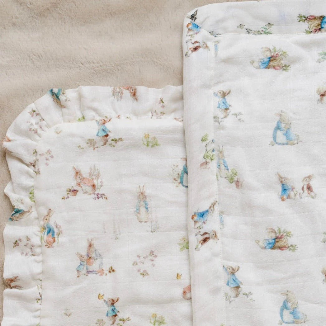 Peter Rabbit Muslin/Lush Mini Blanket