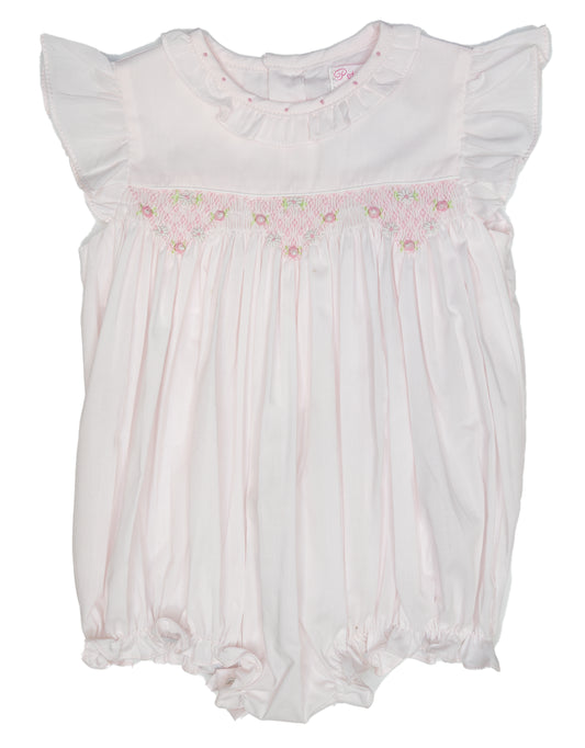 Pink Smocked Bubble