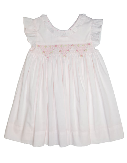 Pink Smocked Dress