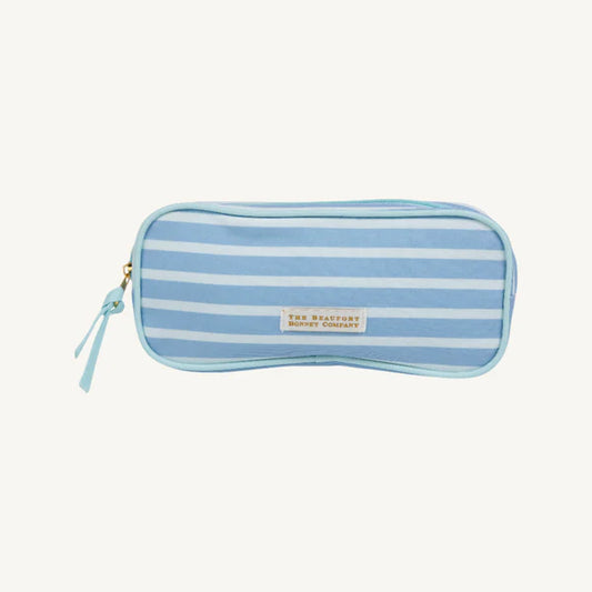 Peyton Pencil Pouch- Sarasota Sky Stripe