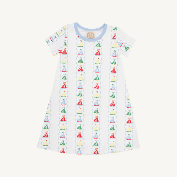 Polly Play Dress- Set Sail with Beale Street Blue