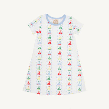 Polly Play Dress- Set Sail with Beale Street Blue