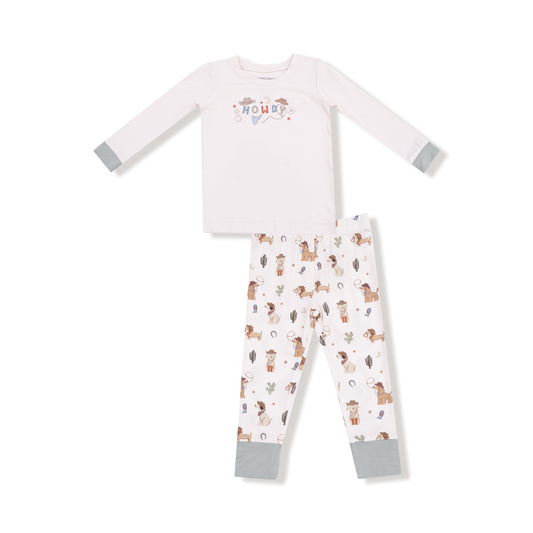 Cowboy Dogs - L/s Loungewear Set