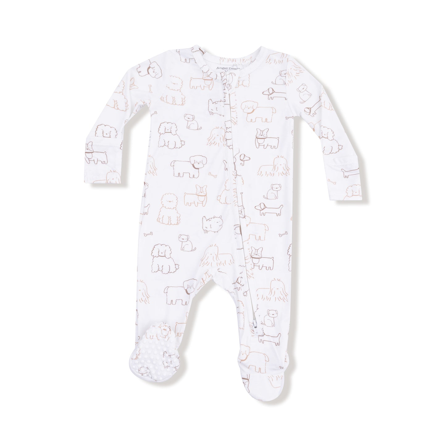 Neutral Pups - 2 Way Zipper Footie