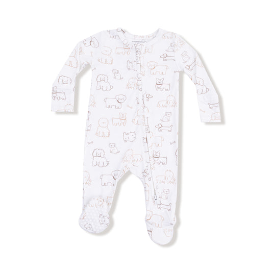 Neutral Pups - 2 Way Zipper Footie