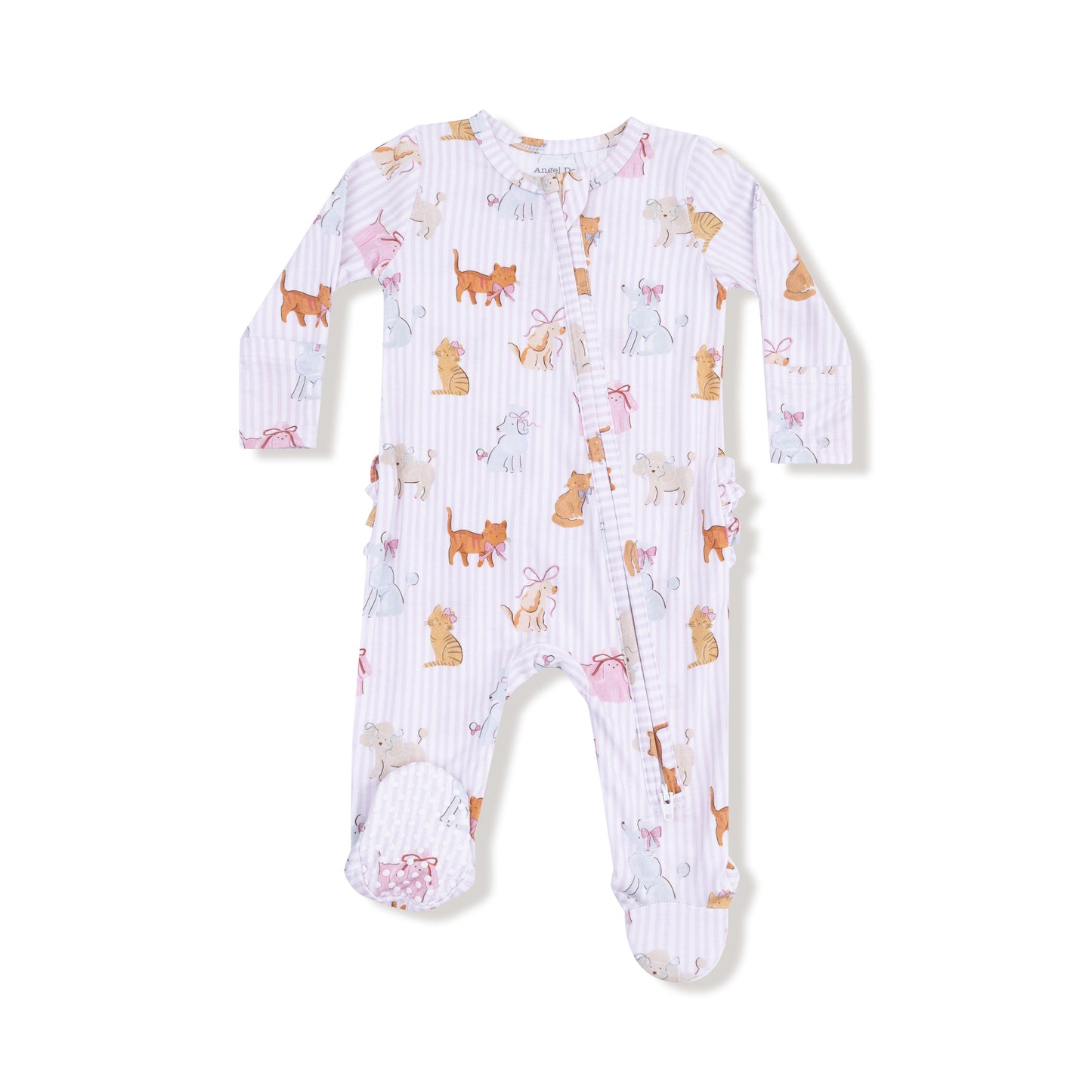 Fancy Pets - 2 Way Zipper Ruffle Back Footie