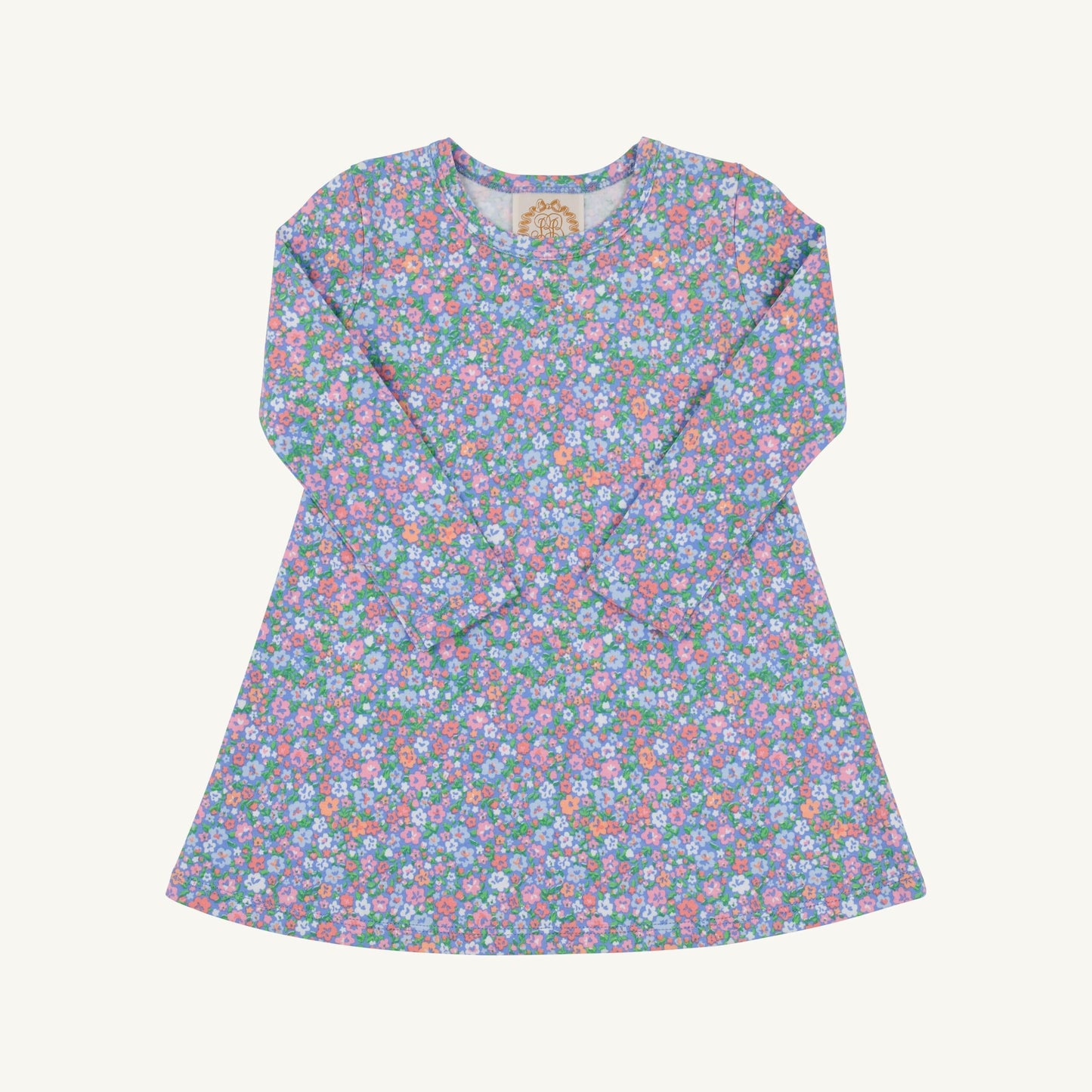 Long Sleeve Polly Play Dress- Mountain Brook Mini Floral