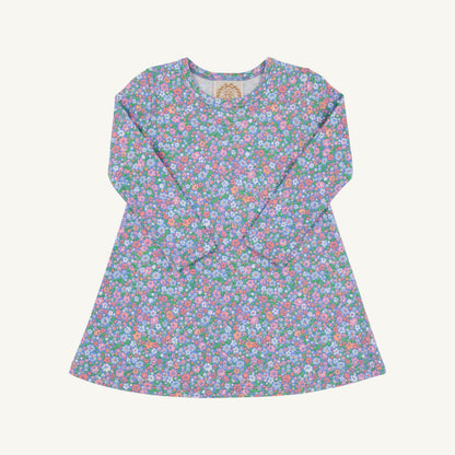 Long Sleeve Polly Play Dress- Mountain Brook Mini Floral