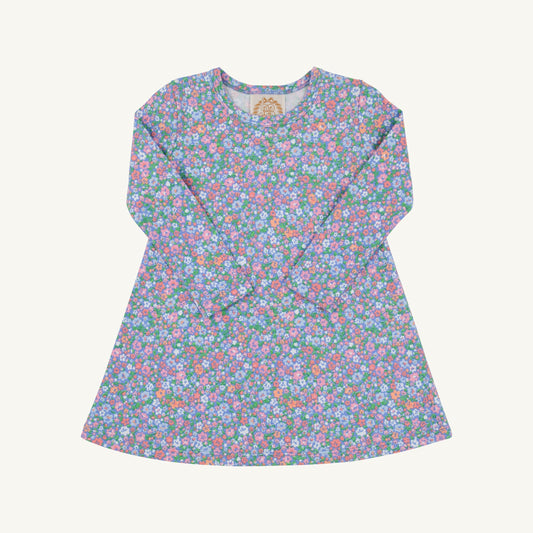 Long Sleeve Polly Play Dress- Mountain Brook Mini Floral