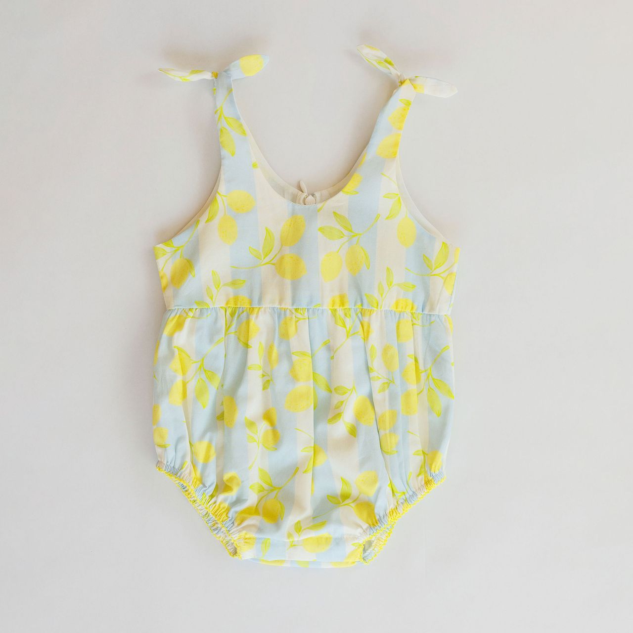 Finley Dress- Lemons Blue